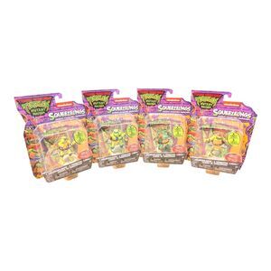 Teenage Mutant Ninja Turtles Mutant Mayhem Squeezelings Complete Set Of 4 New